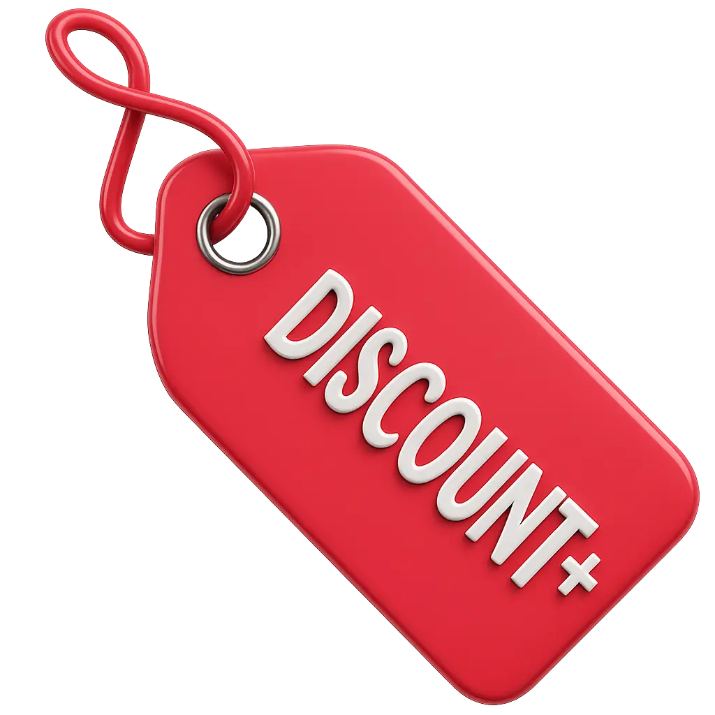 شعار تطبيق Discount Plus